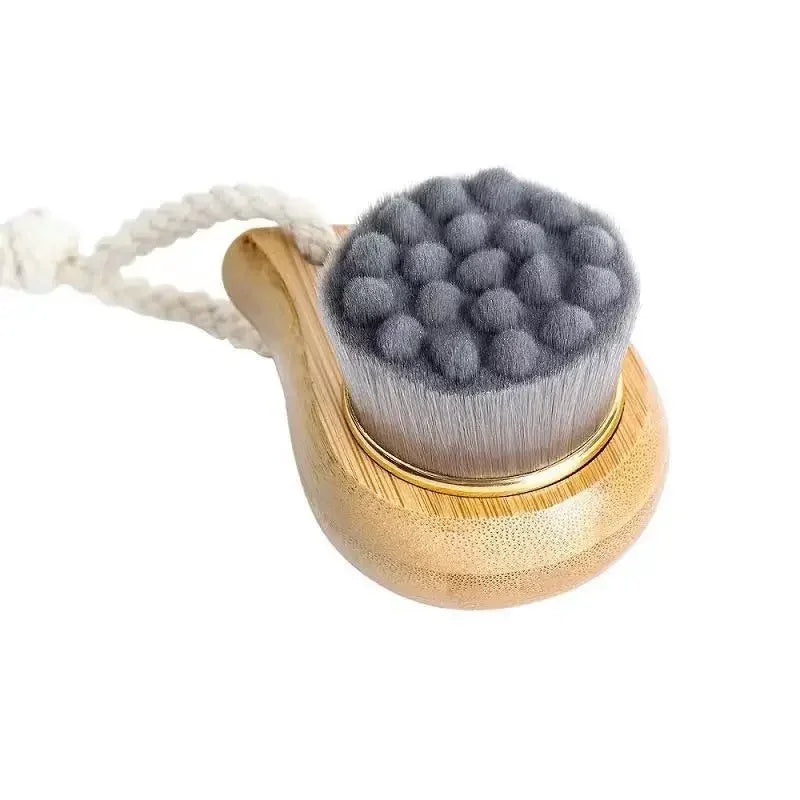 2pcs Skin Color Wash Face Brush, Blackhead Cleansing Bamboo Charcoal Manual Face Wash Brush Peaceful Pleasures Health and Wellness China Mainland BG22-0033-C