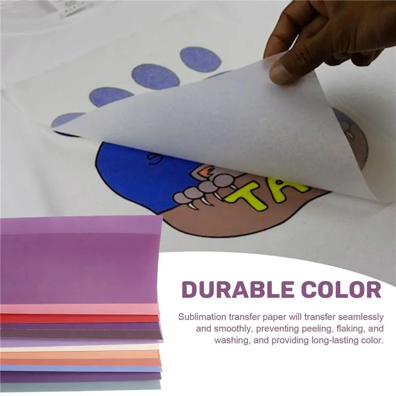 A36T-12 Pcs 12X4.5Inch Solid Color Sublimation Transfer Sheets For Tumbler T-Shirts Mugs DIY Sublimation Transfer Paper Peaceful Pleasures Health and Wellness