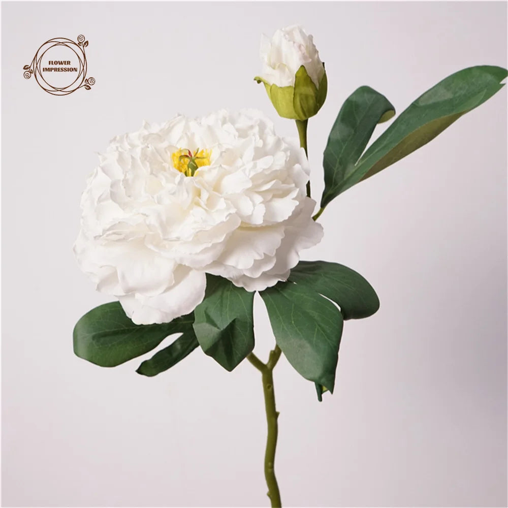 2pcs Silk Peony Artificial Flowers – Wedding & Home Décor Bouquet