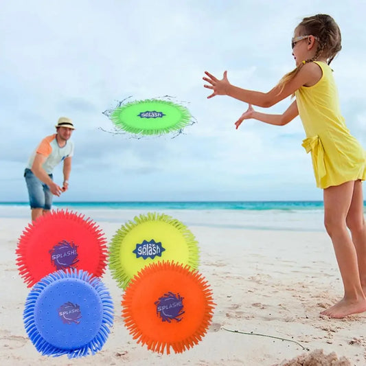 Water Flying Disc for Kids – Soft Splash Pool & Beach Toy Water Splash Toy Peaceful Pleasures Health and Wellness
