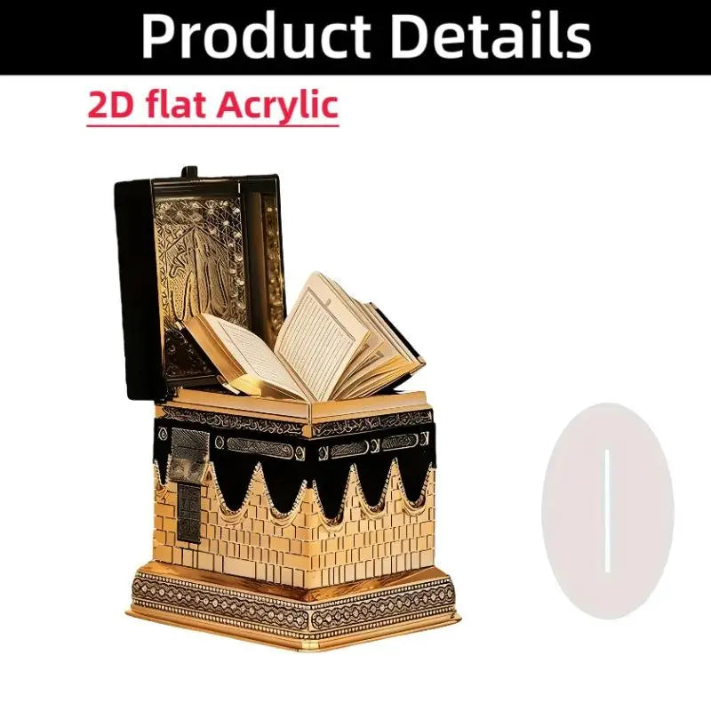 2D Acrylic Arabian Camel & Evil Eye Tree Desk Figurine