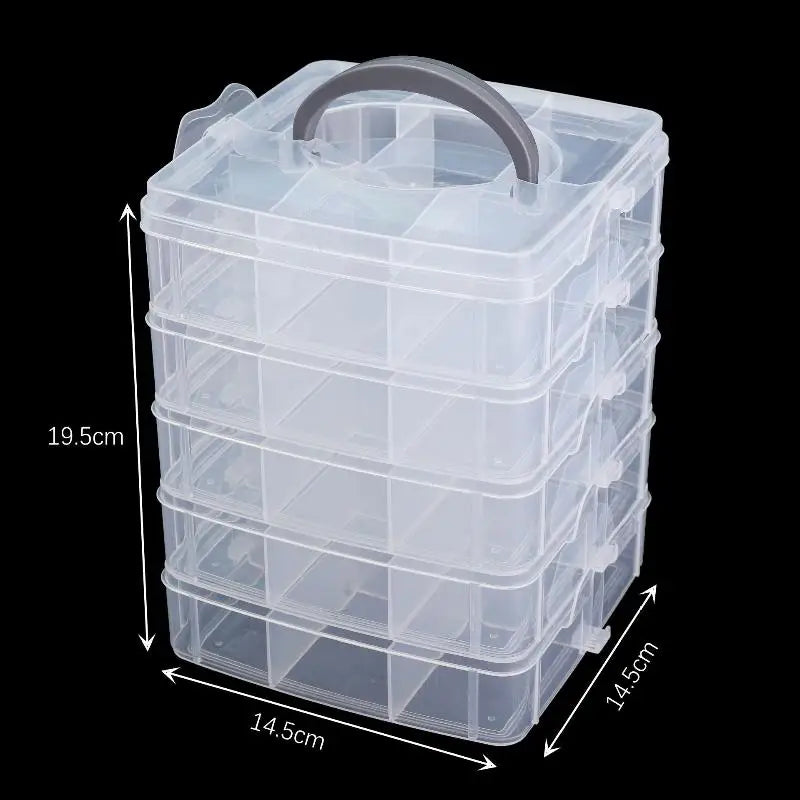 Clear Minimalist Storage Box | Dustproof Jewelry & Small Item Organizer