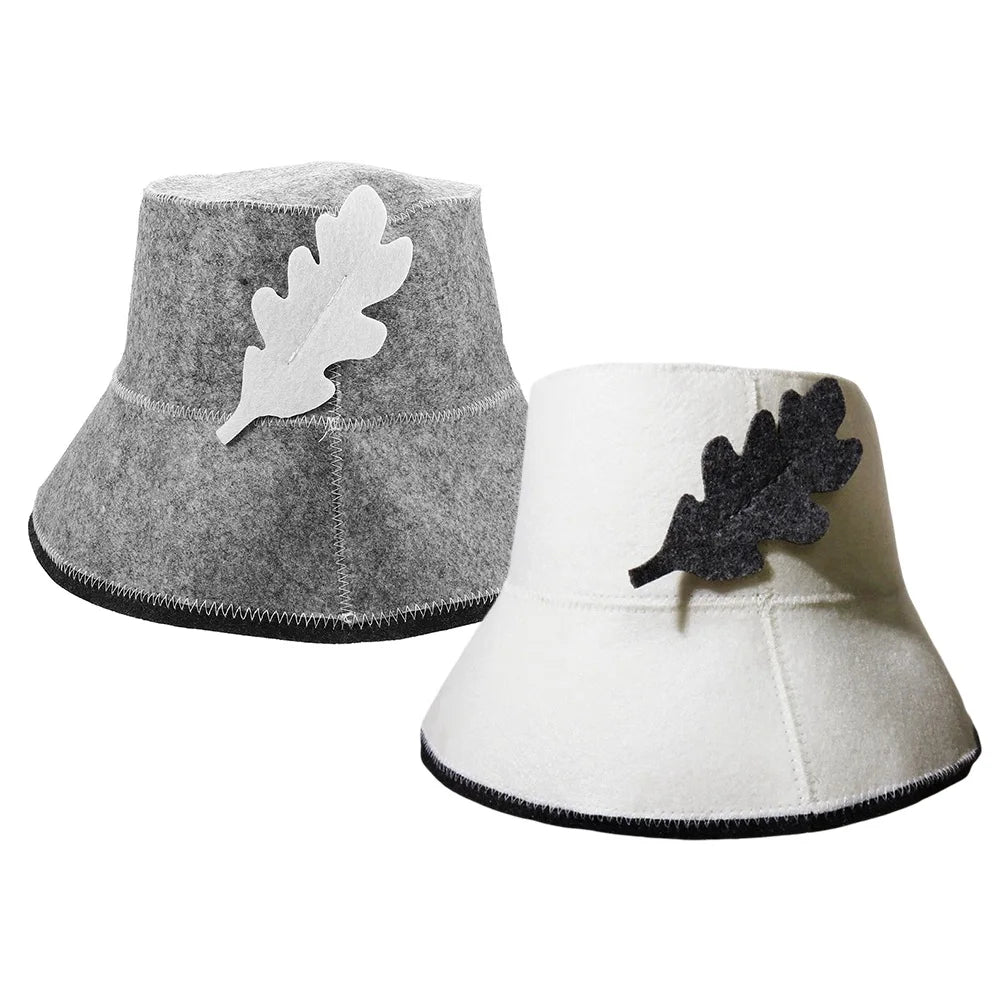 Felt Sauna Cap – Water-Absorbent Bath Hat for Men & Women