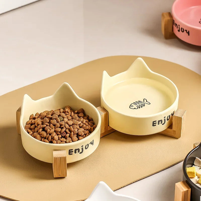 Black Non-Slip Pet Bowl | Food & Water Dish for Cats & Dogs