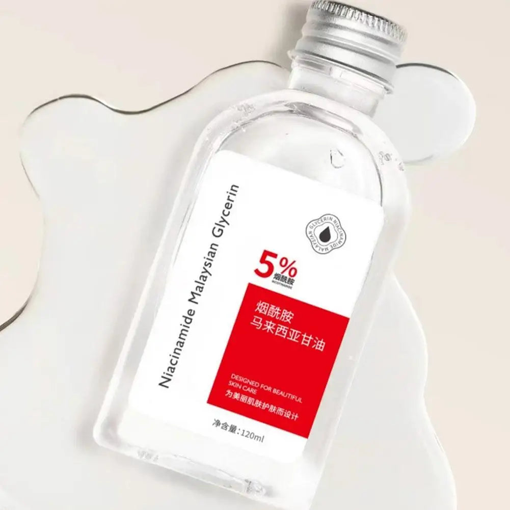 120ml Niacinamide Malaysian Vitamin E Skincare Glycerol Brighten the Skin Moisturizing Essence Water Skin Care Glycerin Skincare Peaceful Pleasures Health and Wellness