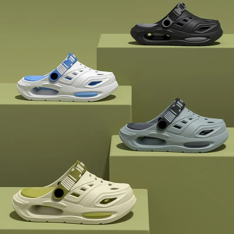 Men's EVA Anti-Slip Clog Sandals | Thick Soft Sole Beach Shoes