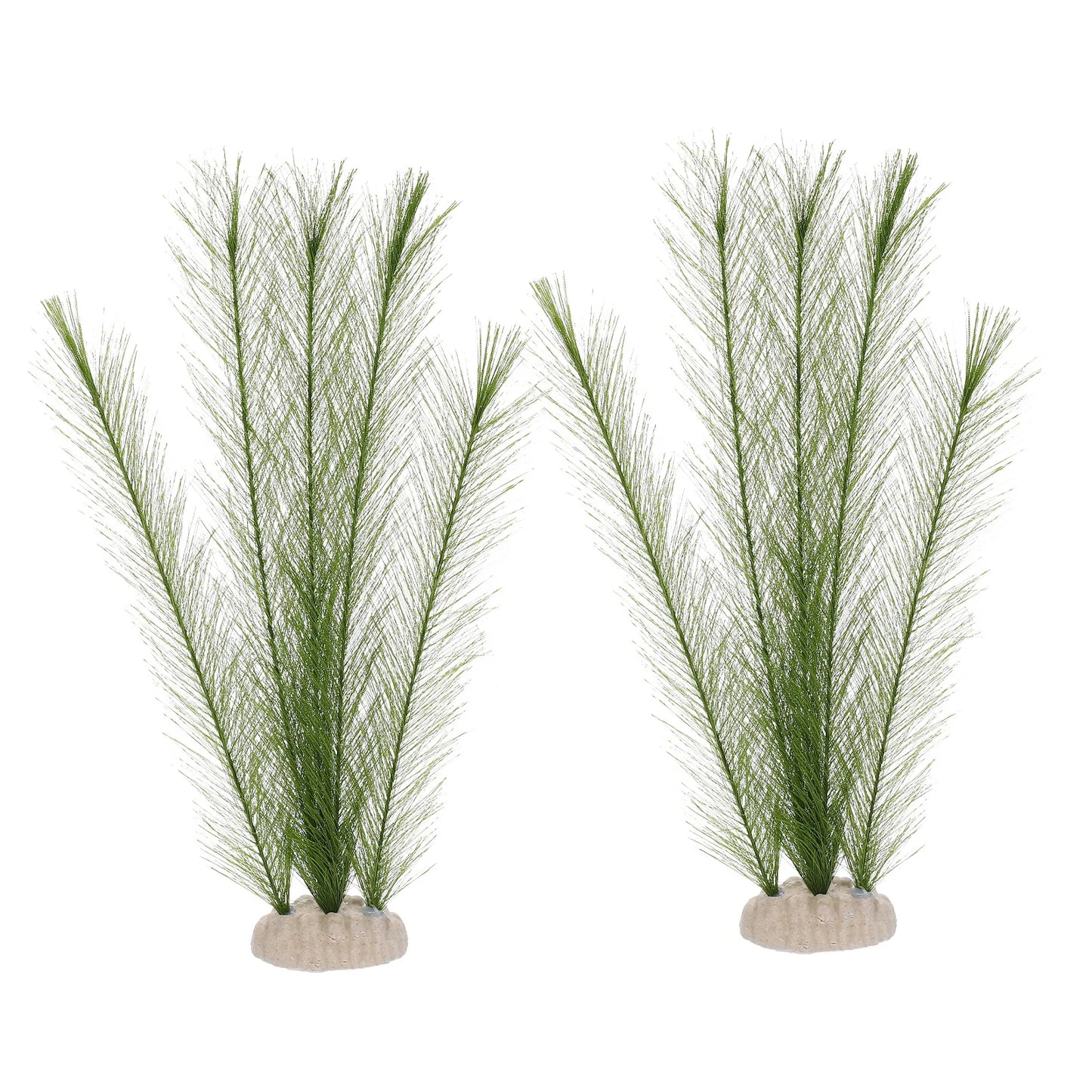 2-Pack Artificial Silk Aquarium Plants – Realistic Fish Tank Decor