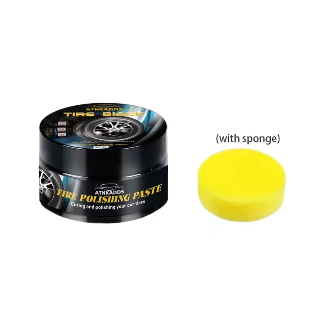 Tire & Plastic Restorer Polishing Paste – Black Coating