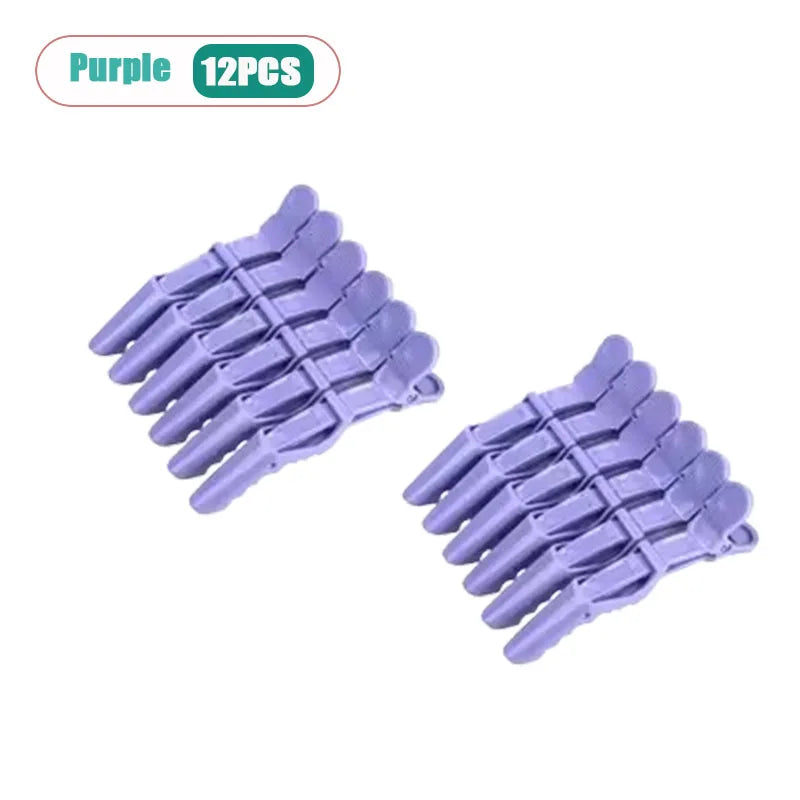 6-Pack Duckbill Hair Clips – No-Trace Salon Sectioning Clips