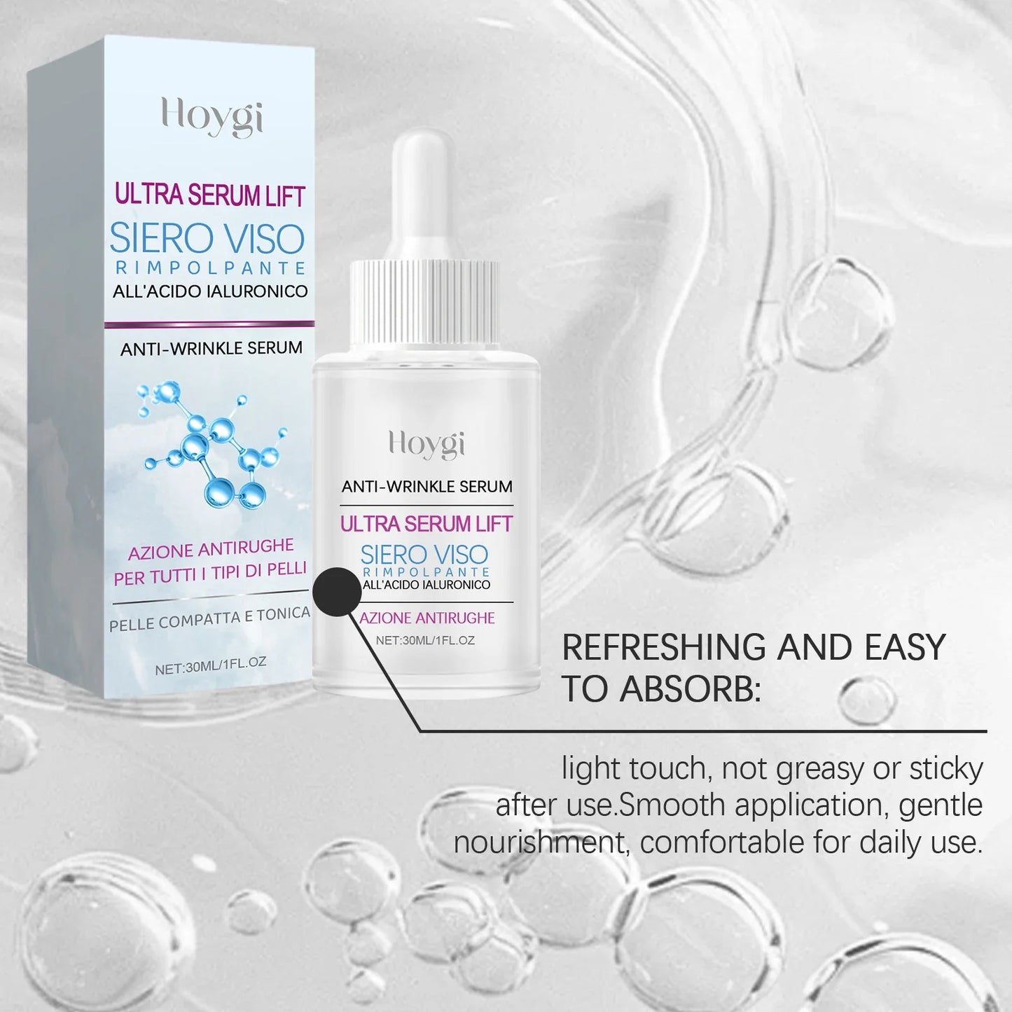 Hoygi Hyaluronic Acid Firming Serum – Deep Hydration 30ml