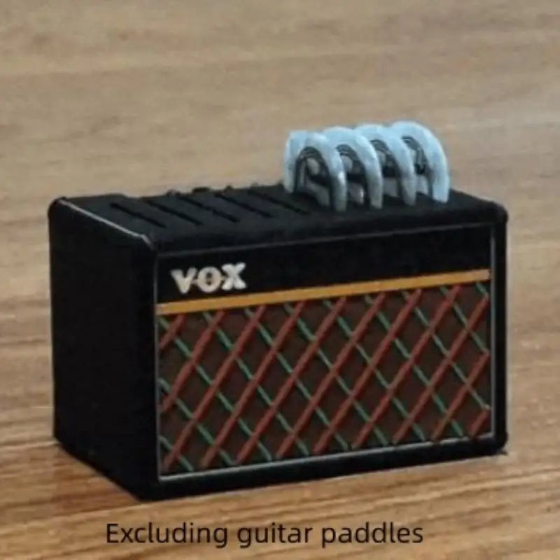 3D Printed Guitar Pick Holder – Vintage Amp Design, Holds 5 Picks