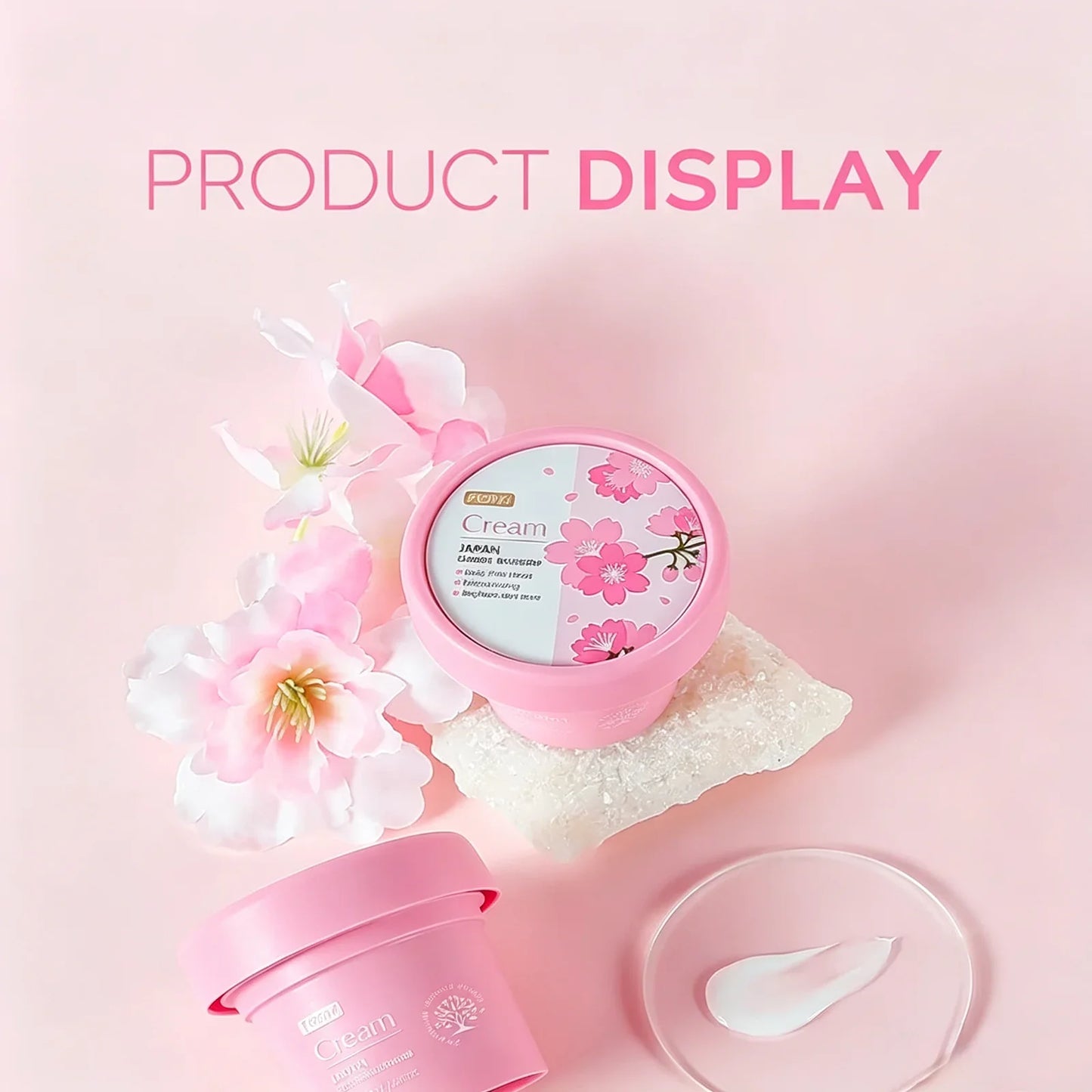 LAIKOU Cherry Blossom Face Cream – Hydrating Moisturizer 40g