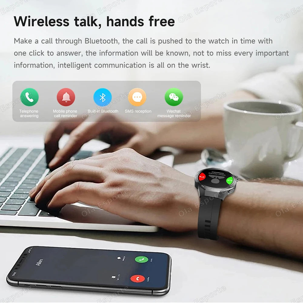 Ola Esporte Smart Watch – AMOLED, Bluetooth Call & ECG Monitor