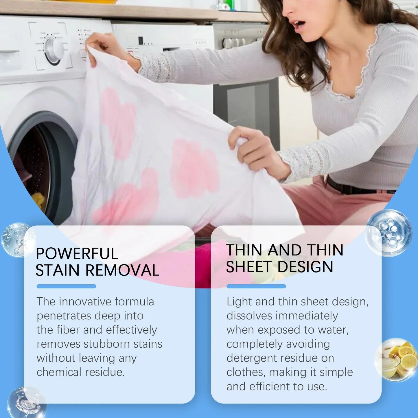 Jaysuing Laundry Detergent Sheets 30pc – Stain & Odor Remover