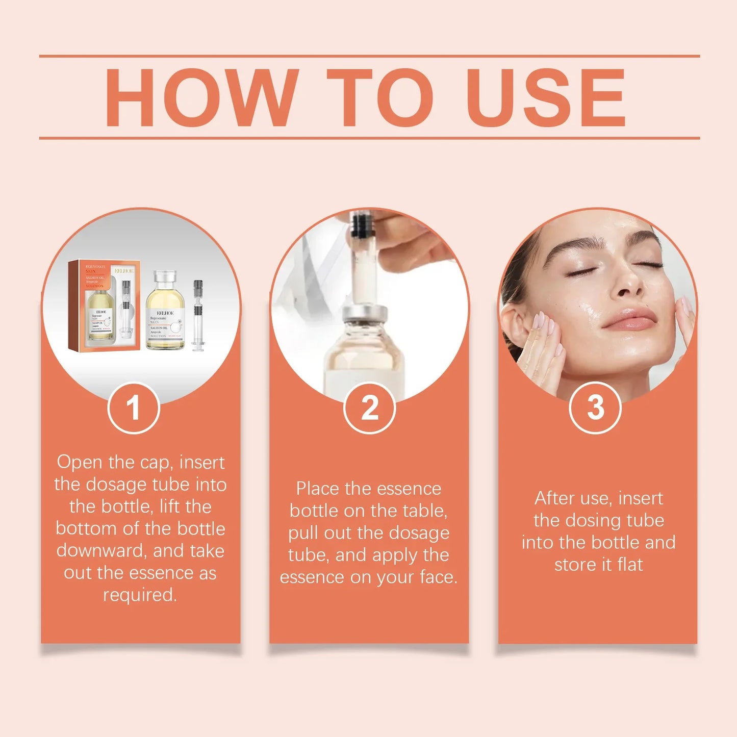 EELHOE Salmon Oil Face Serum – Hyaluronic Acid & Pore Minimizer