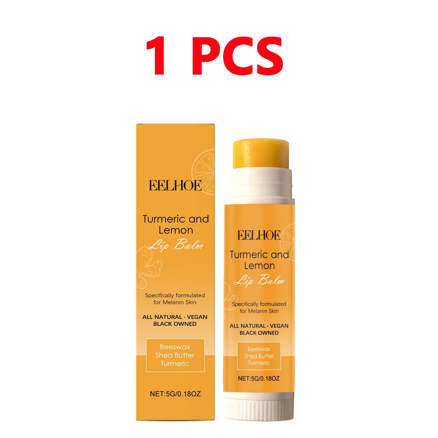 Eelhoe Turmeric Lemon Lip Balm – Moisturizing & Brightening