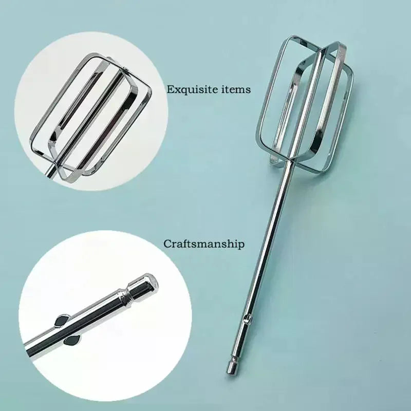 Stainless Steel Hand Mixer Beaters – Universal Whisk Replacement