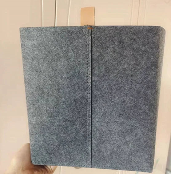 Various Clothes Felt Storage Baskets for Home Bathroom Office Toy Underwear Laundry Bucket Sundries Box for Dormitory Peaceful Pleasures Health and Wellness dark gray