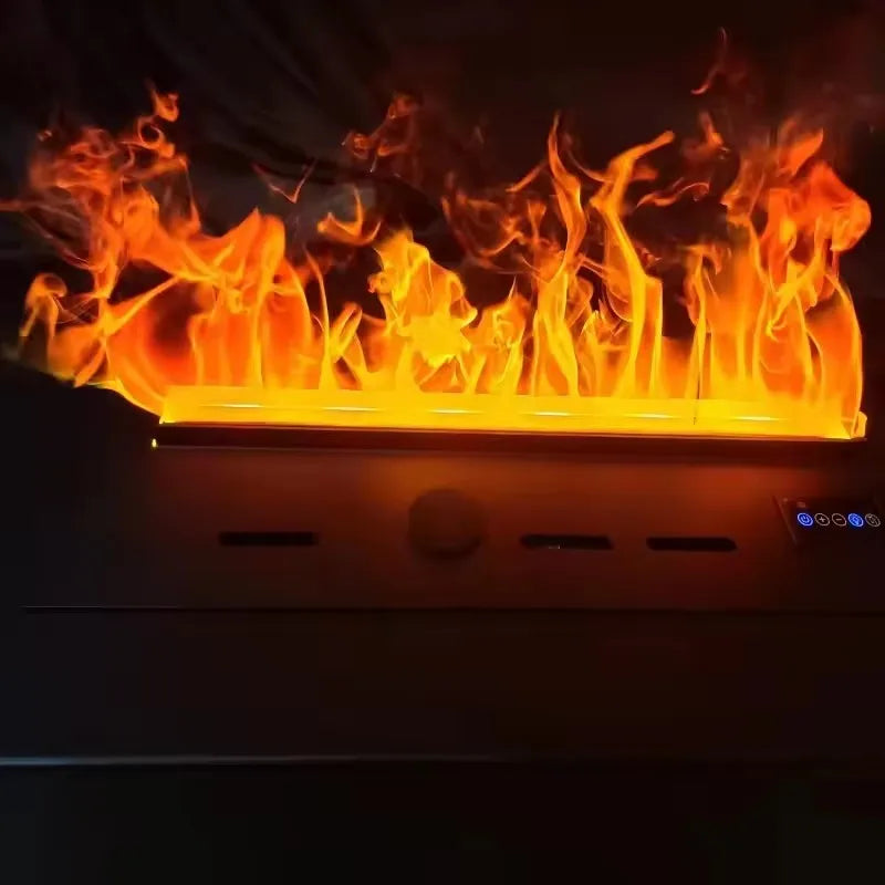 800mm Atomizing Fireplace For Living Room Multi-color Fake Flame Electronic Fireplace Home Remote Control Water Steam Fireplace Peaceful Pleasures Health and Wellness