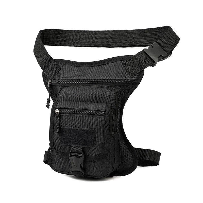 Motorcycle Drop Leg Thigh Bag – Adjustable for Men & Women Drop Leg Thigh Bag Peaceful Pleasures Health and Wellness Black