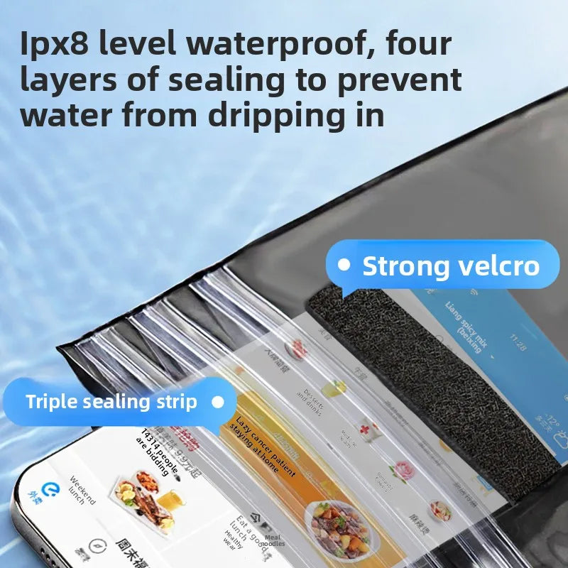 cell phone waterproof pack Smartphone pouch underwater phone case waterproof phone pouch swimming bag phone diving case floating Peaceful Pleasures Health and Wellness