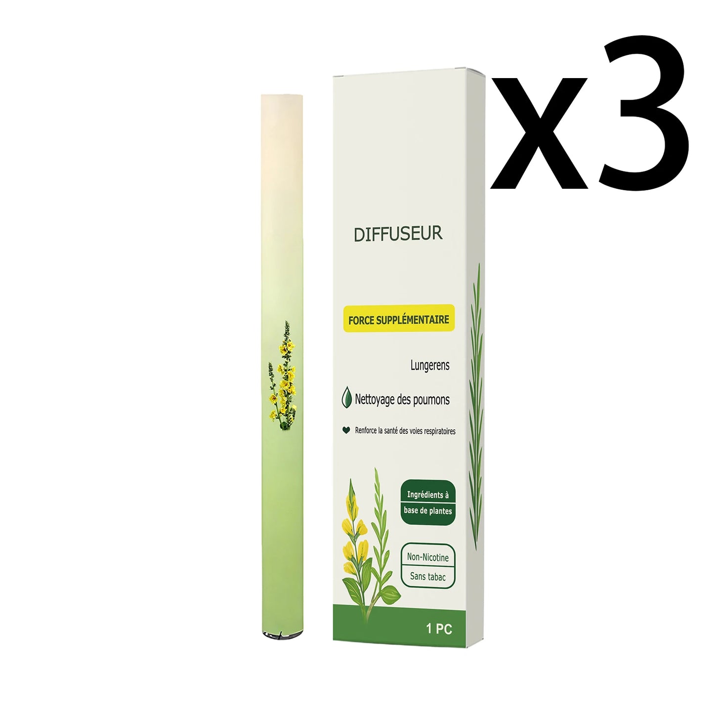 Herbal Aromatic Breathing Stick – Fresh Breath Inhalation Pen