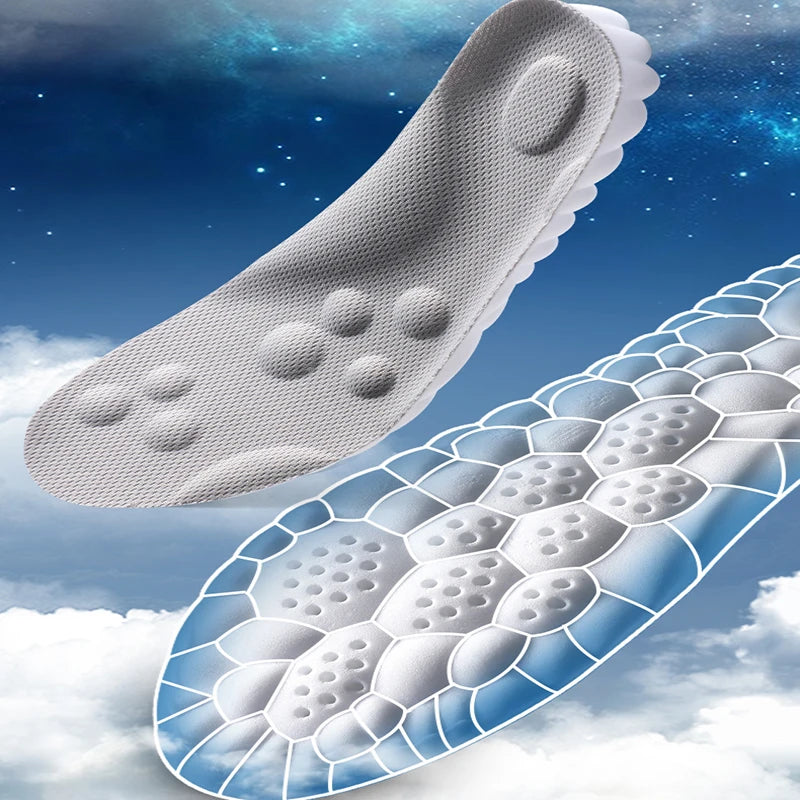 Men's PU Arch Support Sports Insoles | Cushioning & Odor Control