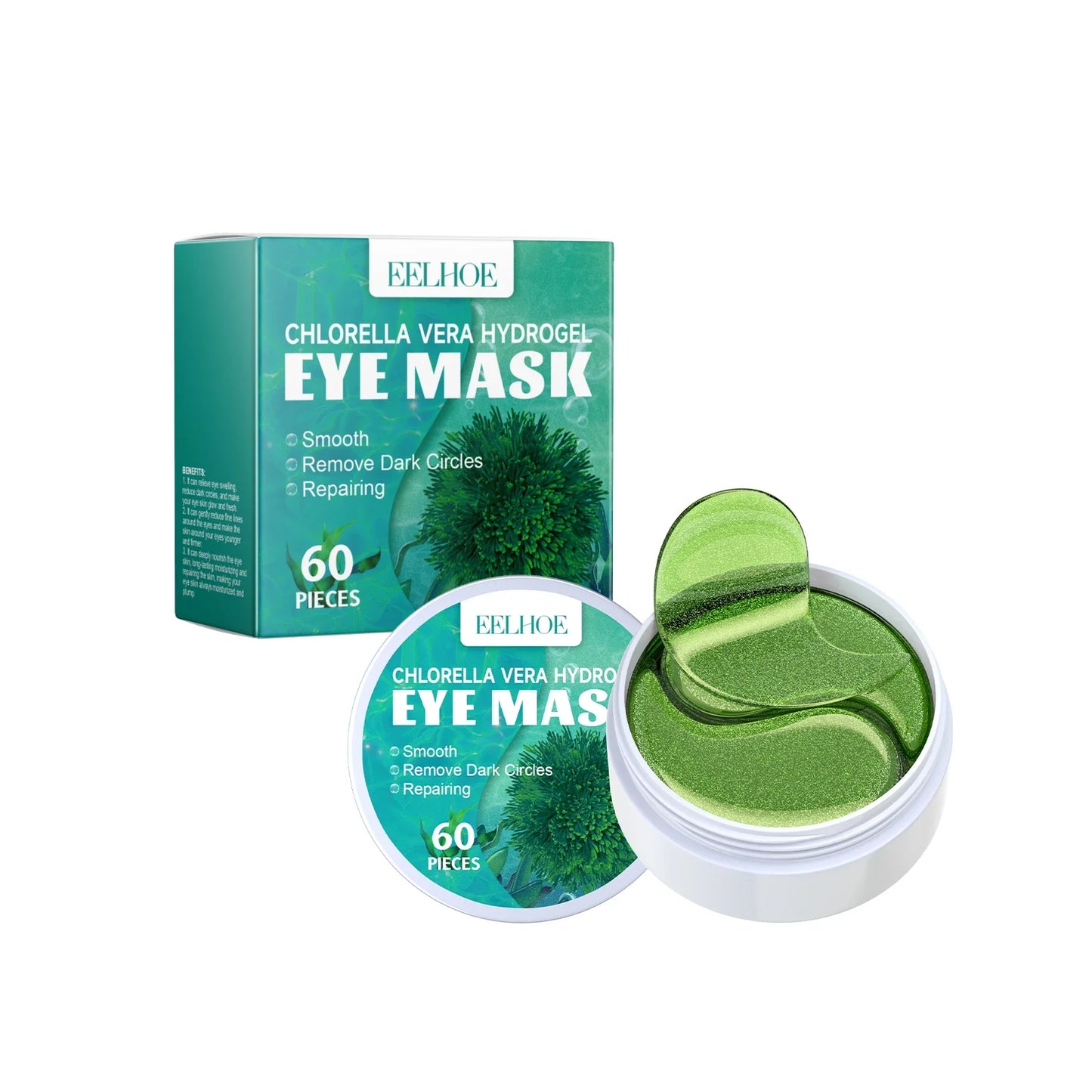 Seaweed Under Eye Patches – Dark Circles & Puffiness, 60pc