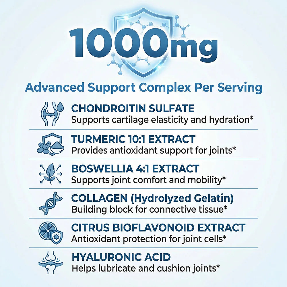 Glutathione Chondroitin MSM Complex – Joint, Skin & Immune