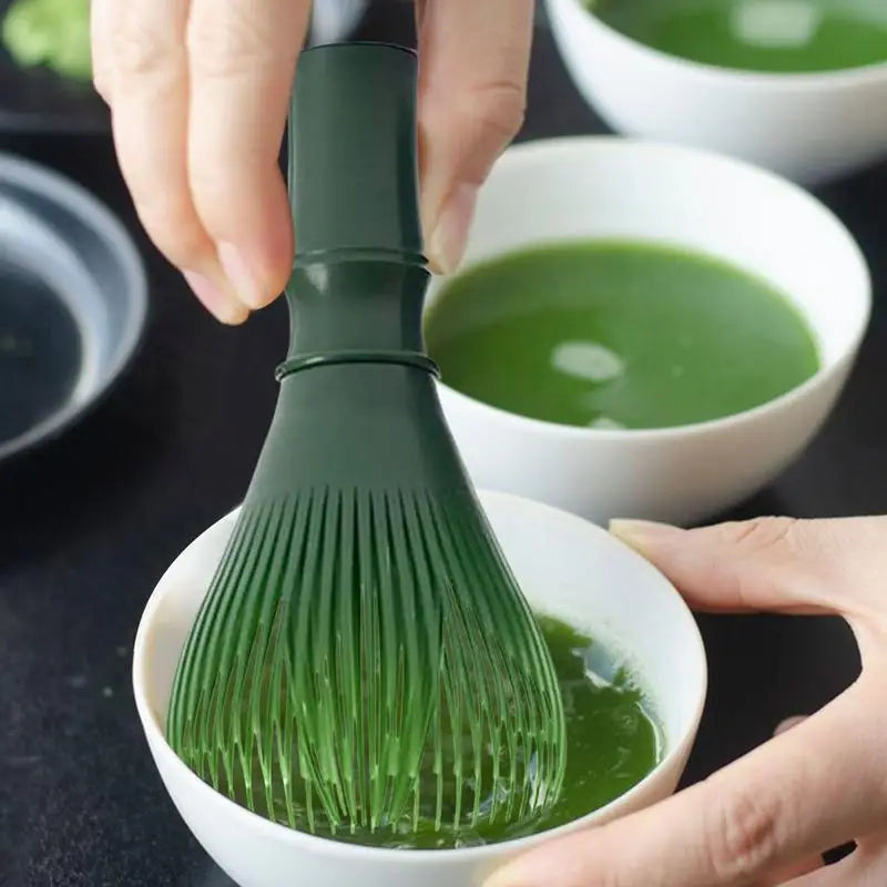 Matcha Green Tea Brushes Traditional Matcha Whisk Reusable Resin Matcha Whisk Chasen Dishwasher Safe Matcha Stirrer Peaceful Pleasures Health and Wellness