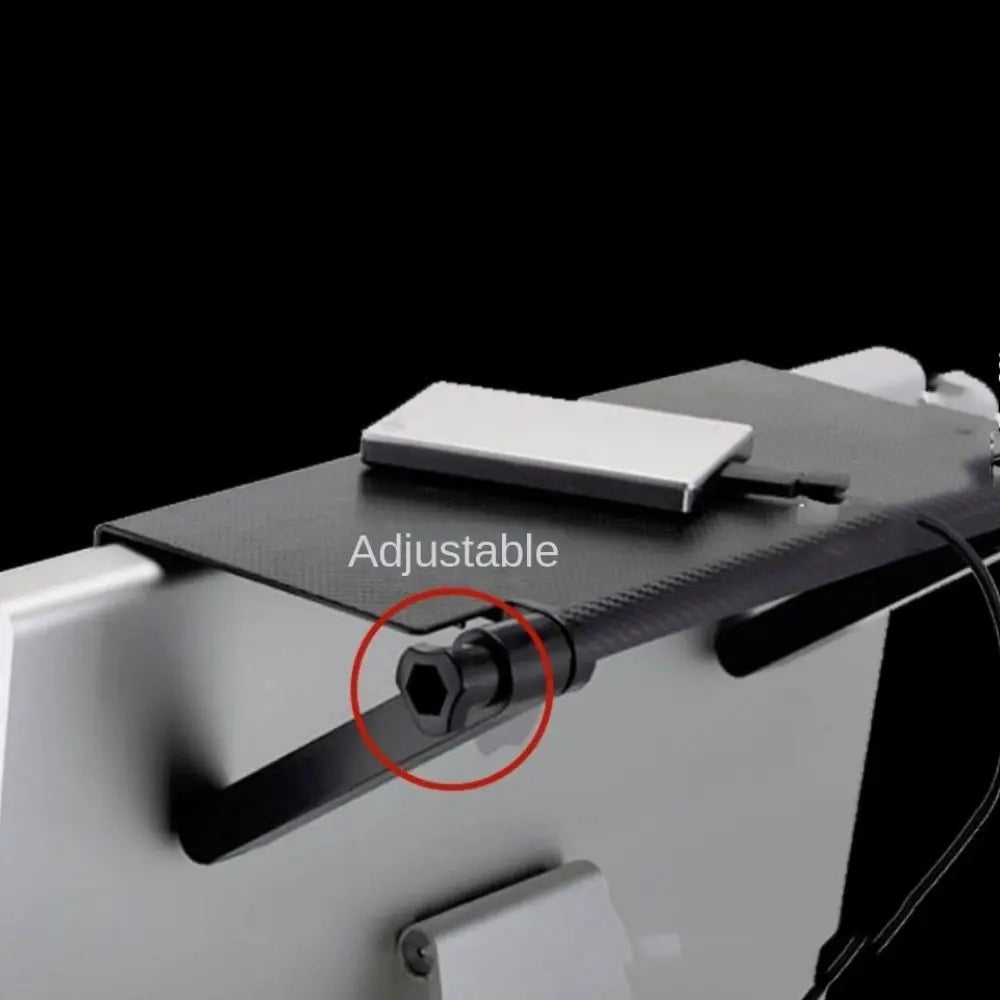 Adjustable Plastic TV Top Storage Shelf & Organizer Rack