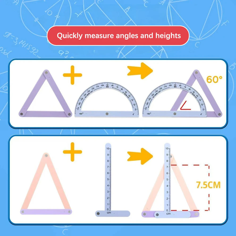 Magnetic Polygon Geometry Demonstrator Mathematical Parallelogram