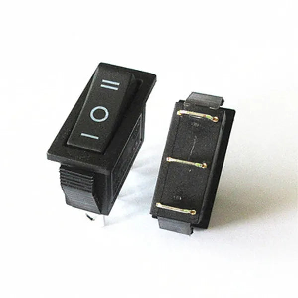 5PCS KCD3 Rocker Switch ON-OFF ON-OFF-ON 2/3Position 2/3Pins Electrical Equipment With Light Power Switch 16A 250V / 20A 125V AC Peaceful Pleasures Health and Wellness ON-OFF-ON 3PIns
