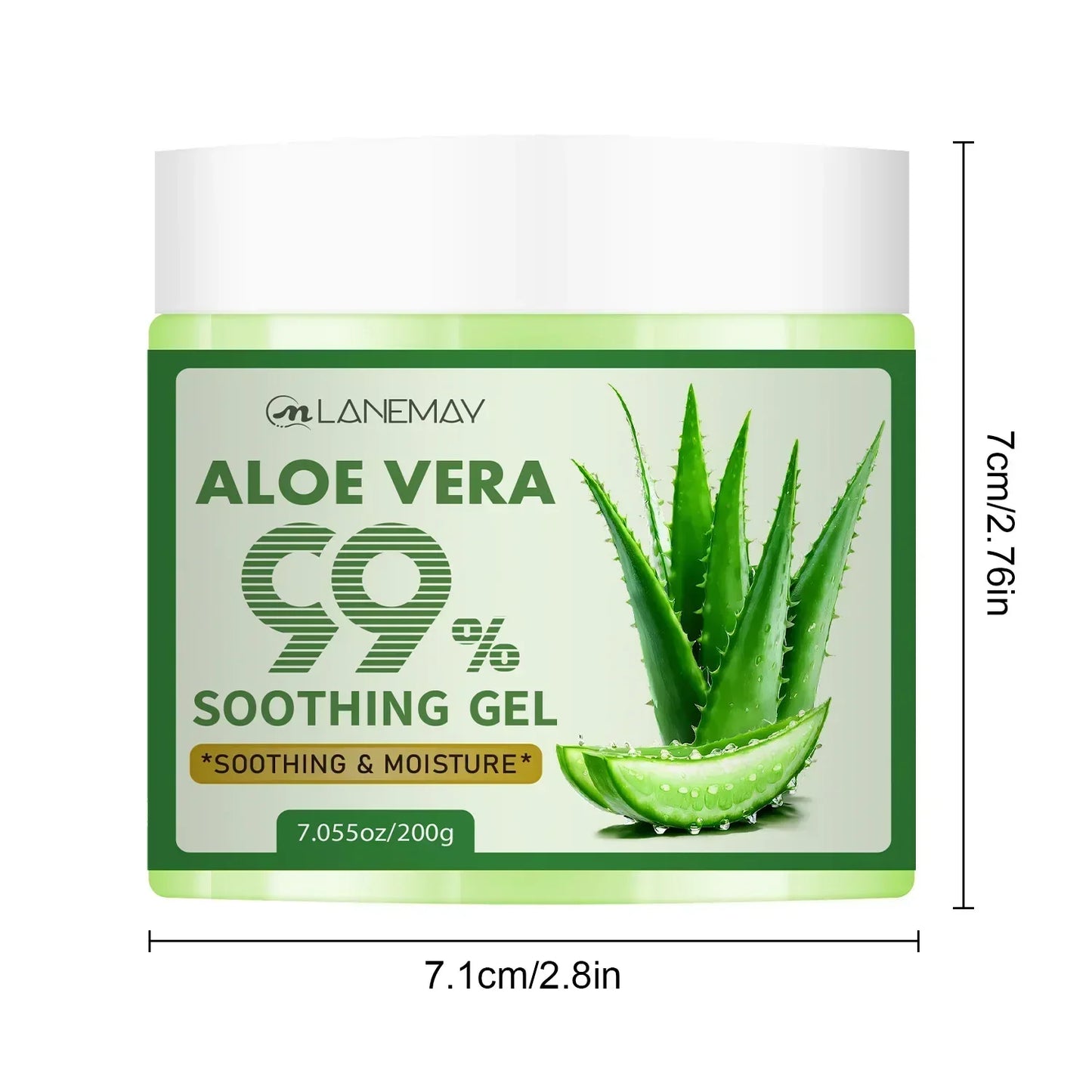 Lanemay 99% Aloe Vera Soothing Gel for Sensitive Skin