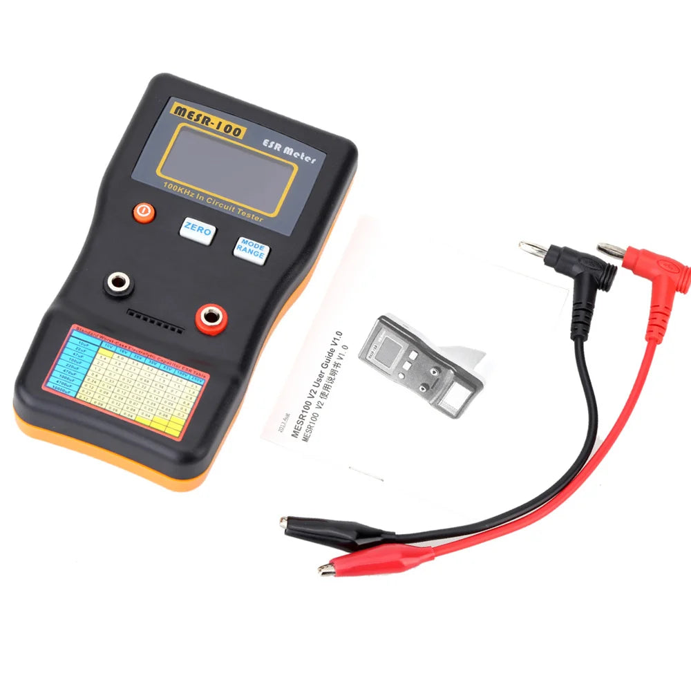 MESR-100 Capacitance Ohm Meter Professional Measuring Internal