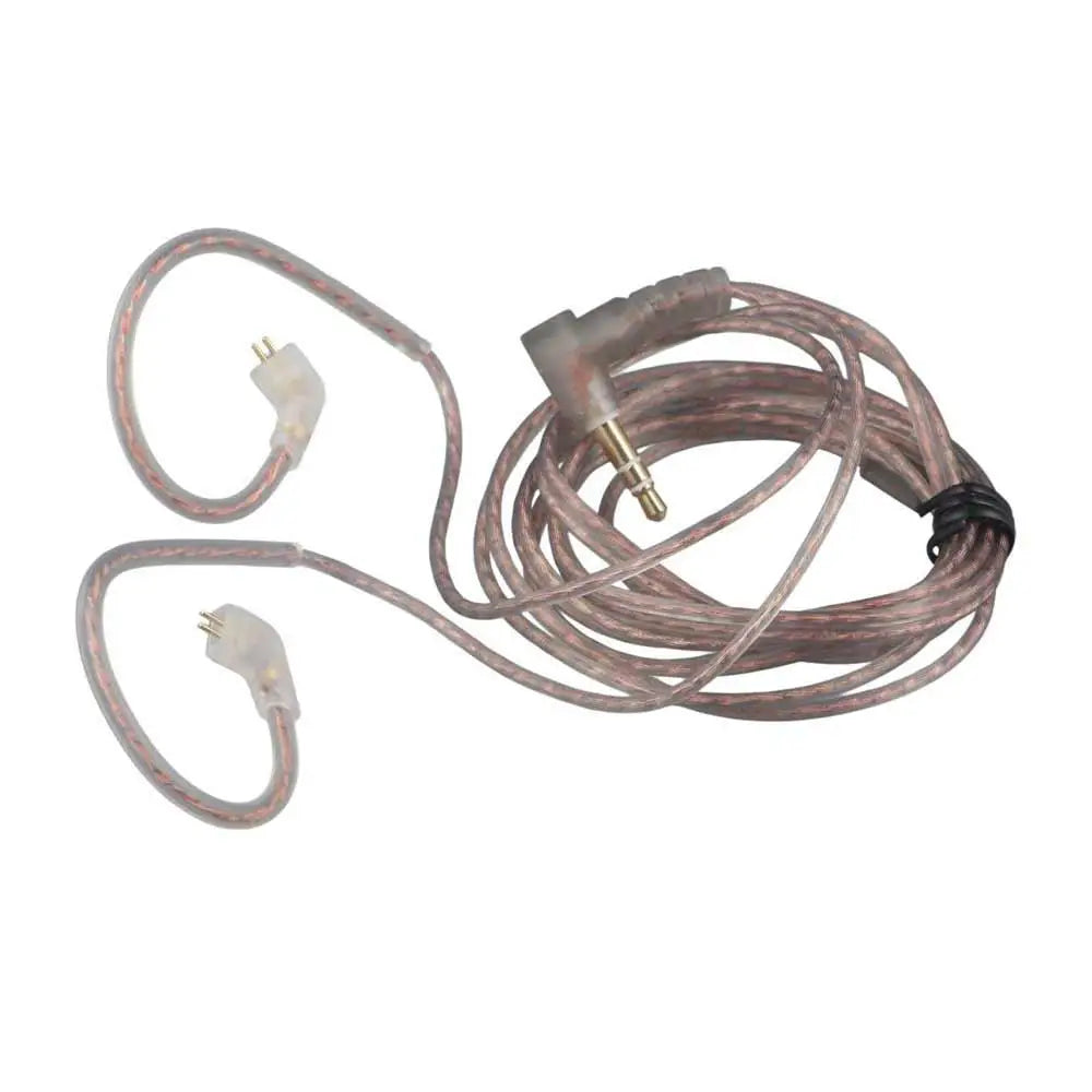 Plated 2Pin Cable High-Purity Upgrade Oxygen-Free Copper KZ Earphones Cord ZS10 Earphone Wire In Ear Cable 2Pin Headphone Cord Peaceful Pleasures Health and Wellness