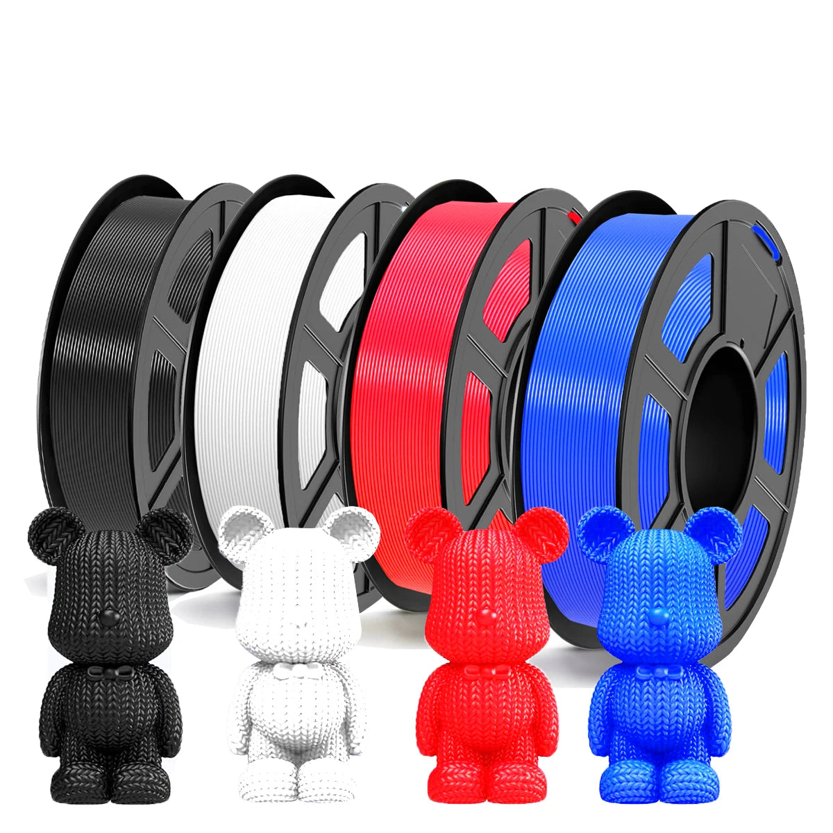 DINGSUN 3D Silk PLA 1.75mm Filament | 4 Colors ±0.02mm