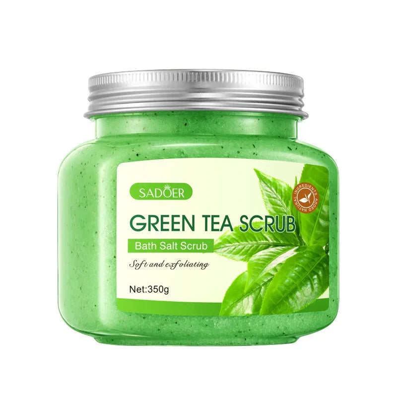 SADOER 350g Coconut Body Scrub – Walnut Shell & Glycerin
