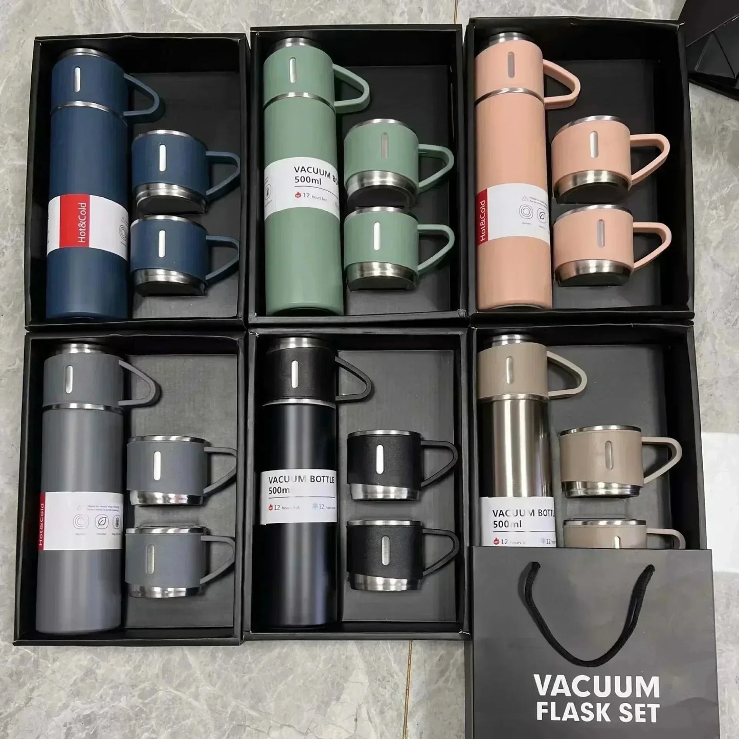 500ml Vacuum Insulated Thermos Bottle – Hot & Cold Steel