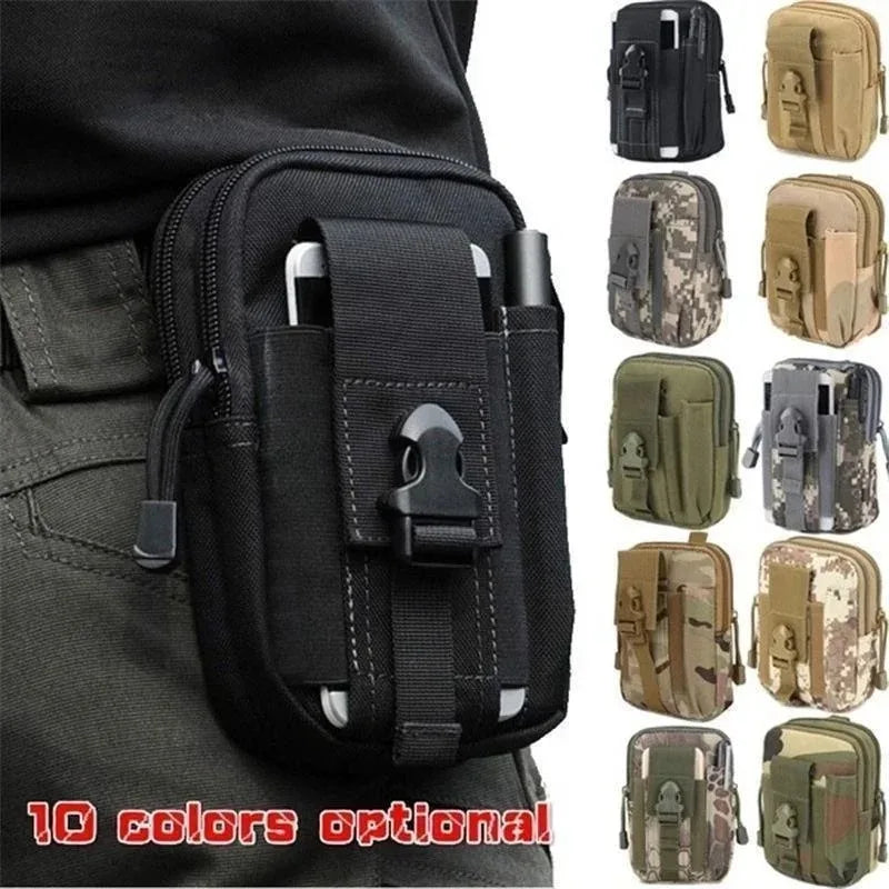 Men's Waterproof Nylon Waist Bag | Phone Pouch Belt Pack Waist Bag Pack Peaceful Pleasures Health and Wellness