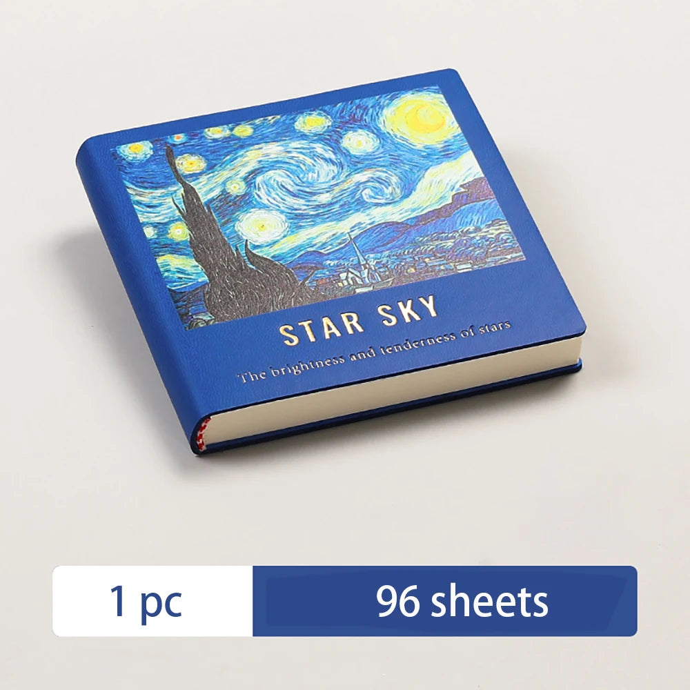96 Sheets Mini Drawing Book Oil Painting Square Portable Blank