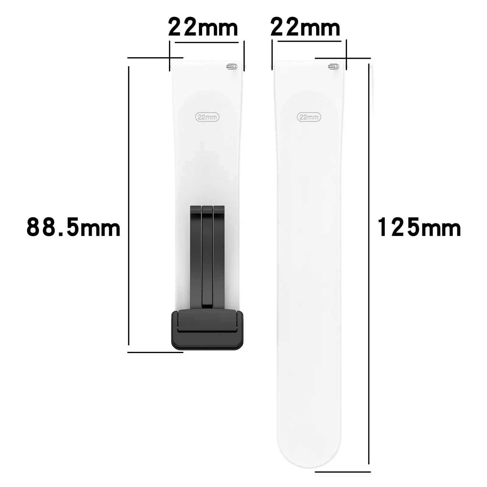 20mm Silicone Magnetic Strap for MoonSwatch – Men & Women Peaceful Pleasures Health and Wellness