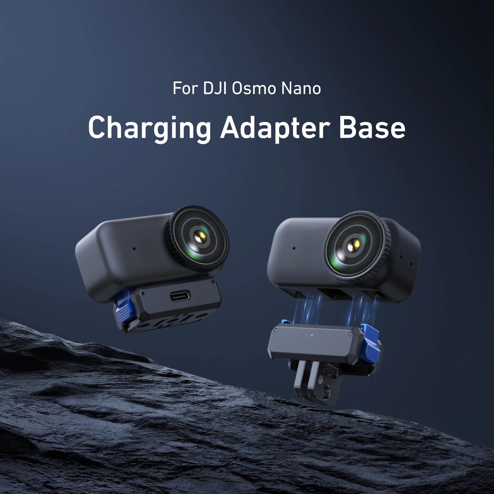 Portable Magnetic Mount Charging Base Foldable Adapter Bracket Quick Release For DJI OSMO Nano Camera Quick Mount Peaceful Pleasures Health and Wellness