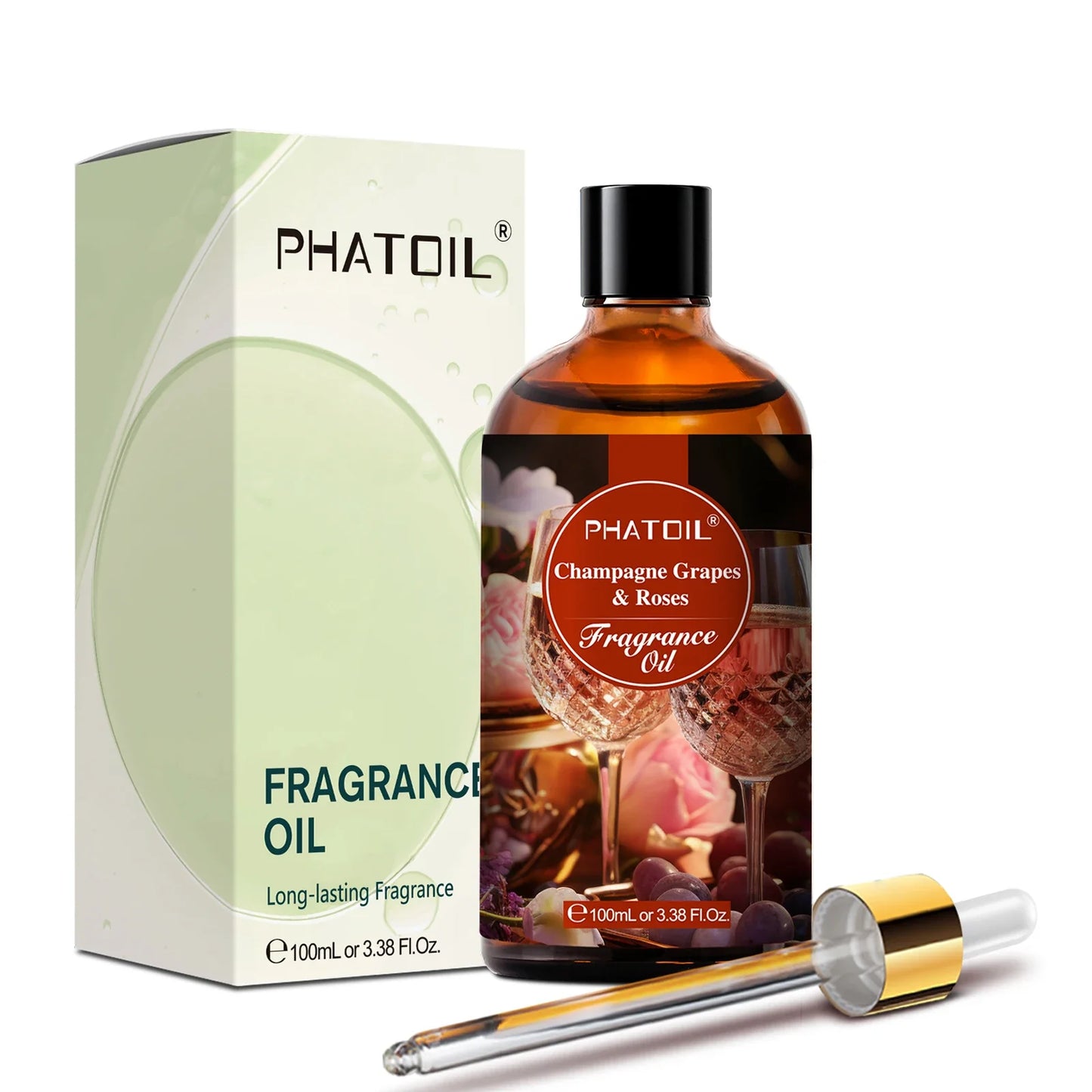 PHATOIL 100ml Fragrance Oil with Dropper | 15 Scents for DIY