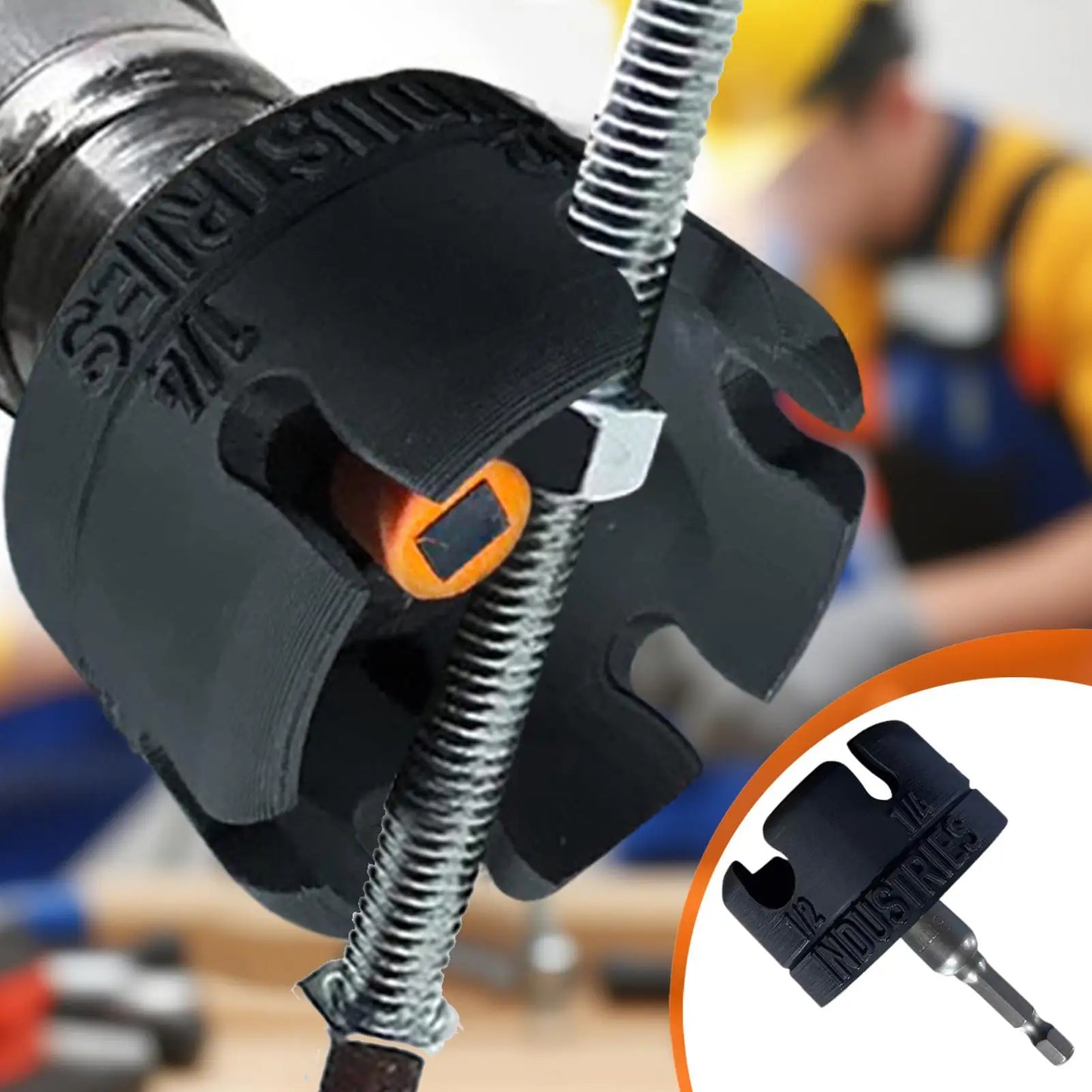 Heavy Duty Nut Zipper Hex Shank Drill Attachment | Nut Driver