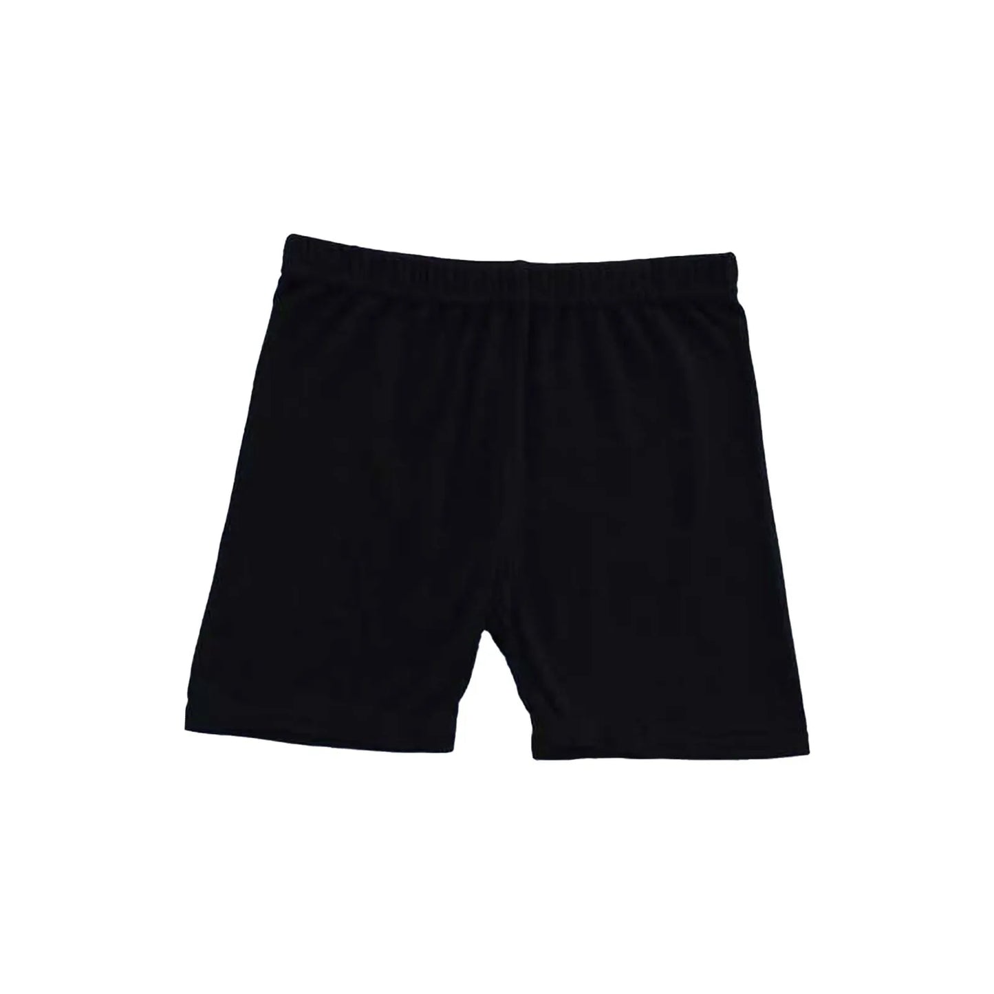 Girls Summer Safety Leggings Cycling Pants Children Anti-emptied Stretch Solid Color Mid-rise Yoga Dancing Shorts 1PC Peaceful Pleasures Health and Wellness Black 110