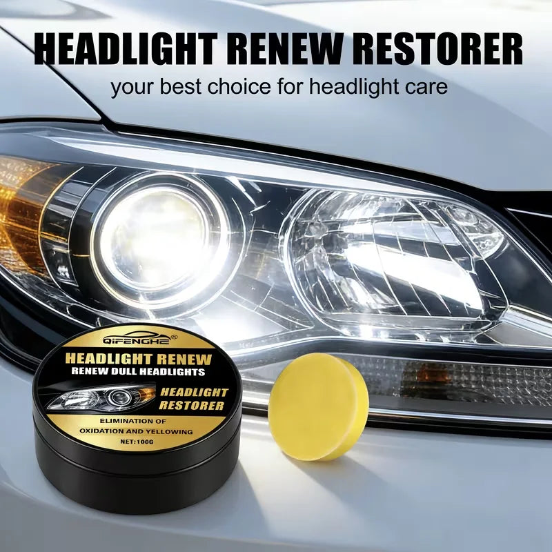 Headlight Restorer Polish – UV Protection & Anti-Yellowing 100g