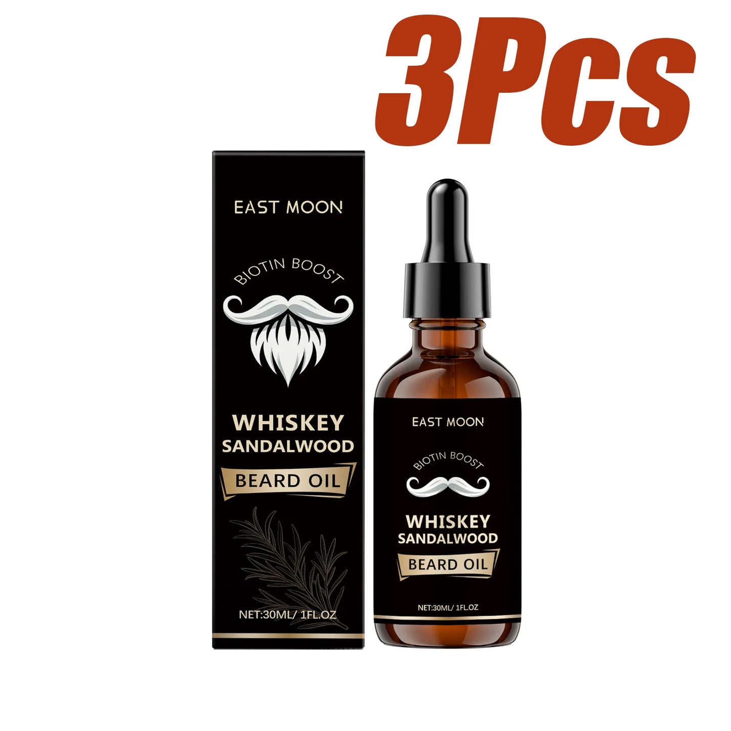 Rosemary Beard Oil for Men – Non-Greasy Softening Formula