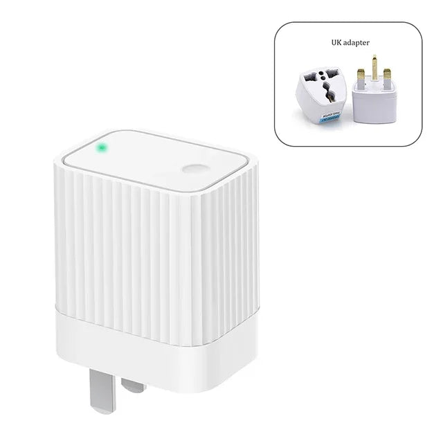 Qingping Bluetooth Gateway Hub Compatible WIFI Remote View Data Sub-Device Smart Linkage Home Device Work With Mihome Xiaomi Peaceful Pleasures Health and Wellness add uk plug China Mainland
