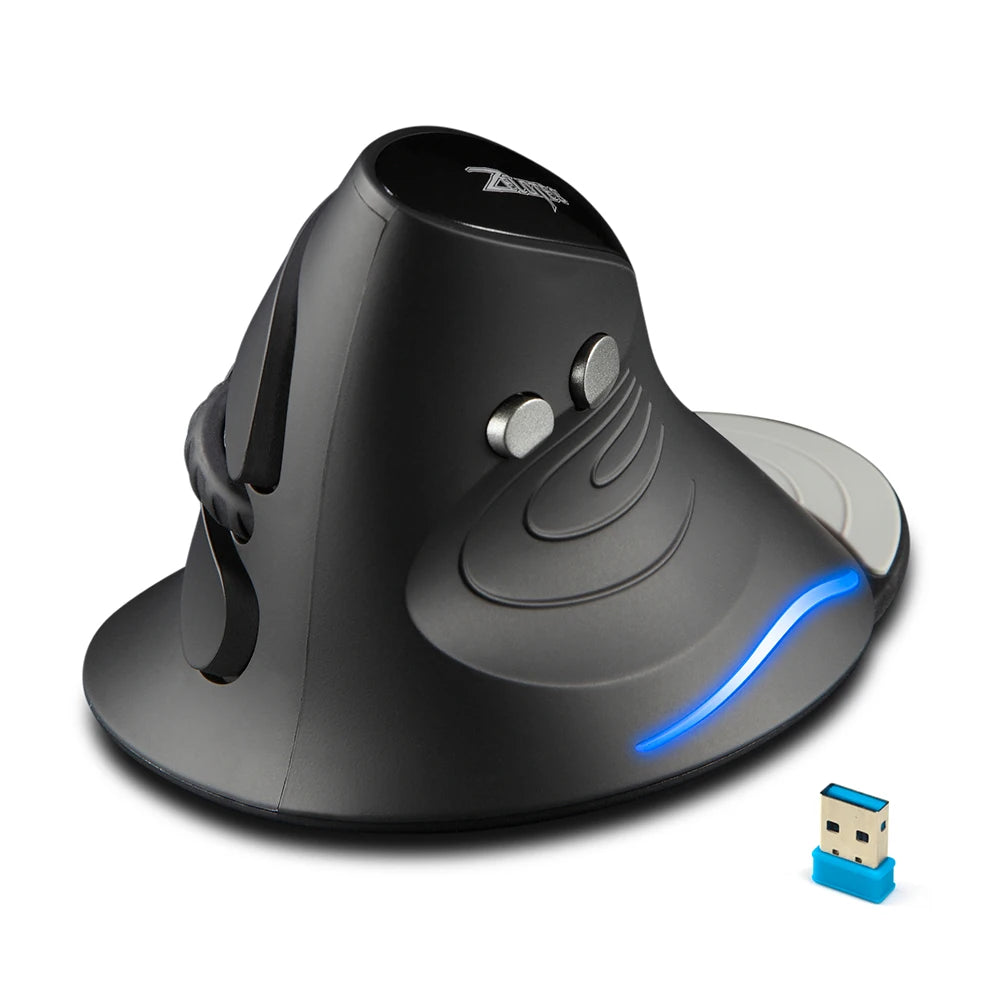 ZELOTES F-17 6 Keys Ergonomic Optical Mice Vertical Mouse 2 4GHz